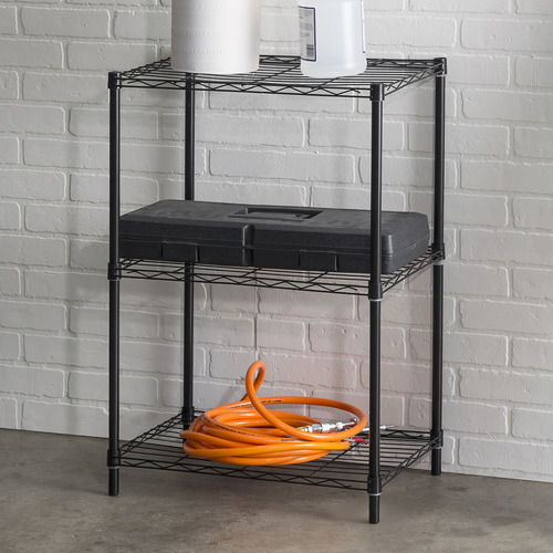 Yamazaki Loren 3 Tier Steel Storage Shelf Temple Webster